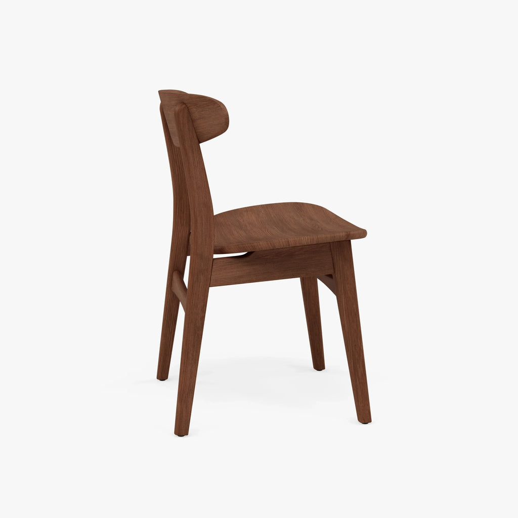 Astrid Dining Chair Solid Seat Solid American Walnut