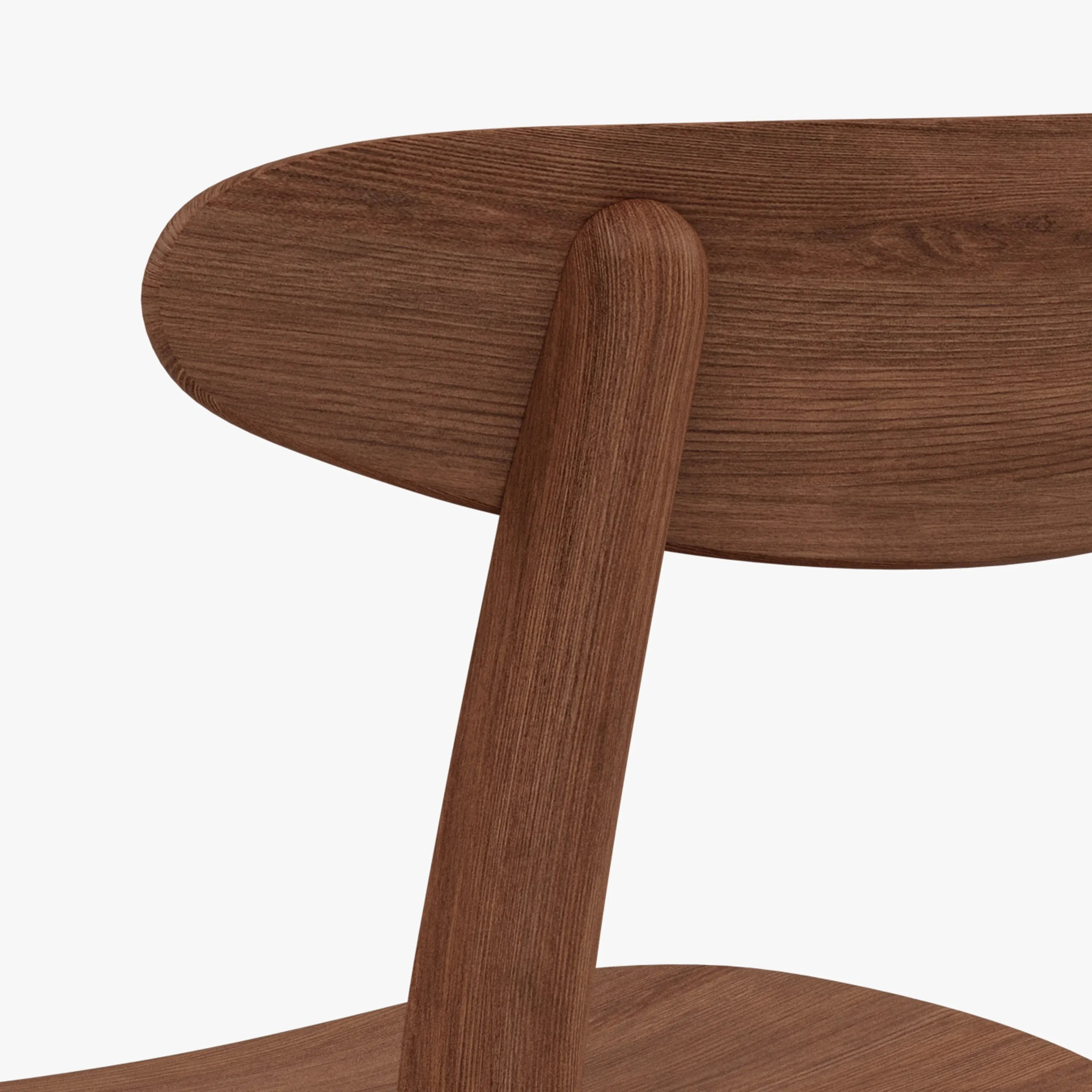 Astrid Dining Chair Solid Seat Solid American Walnut