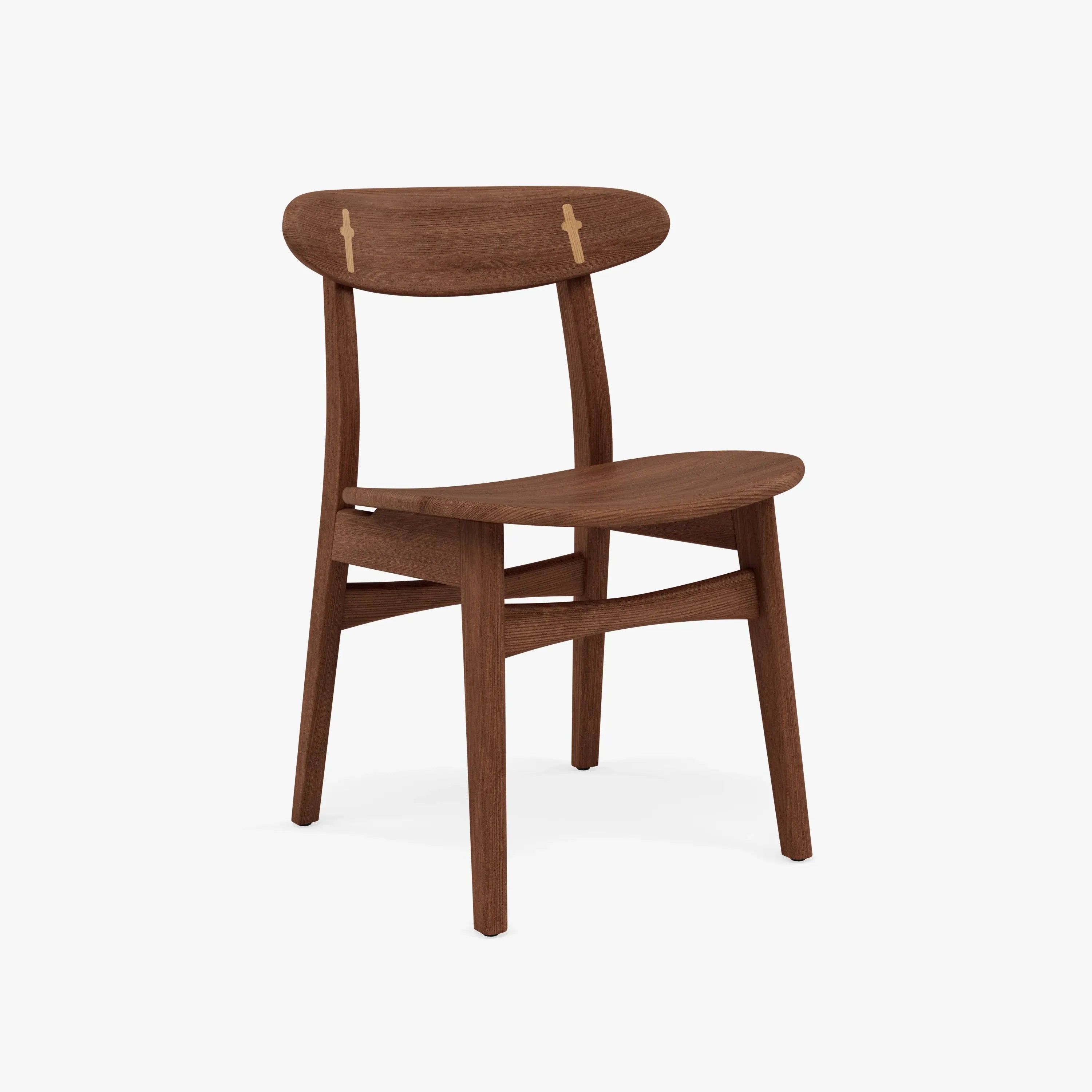 Astrid Dining Chair Solid Seat Solid American Walnut