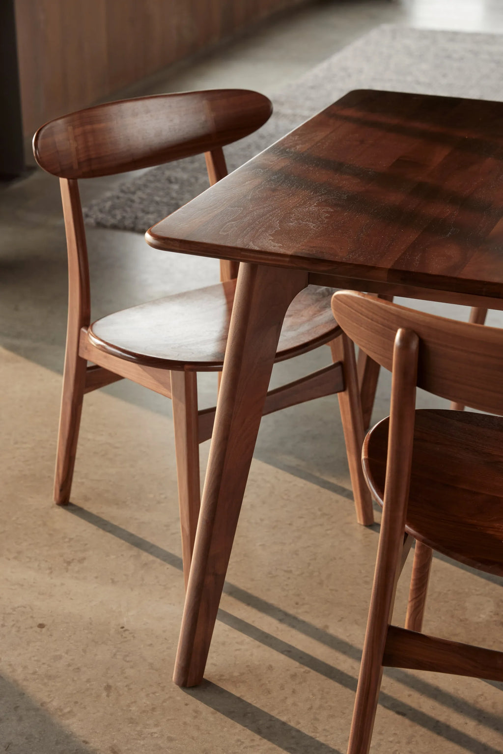 Astrid Dining Chair Solid Seat Solid American Walnut