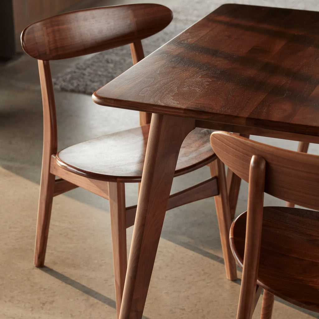 Astrid Dining Chair Solid Seat Solid American Walnut