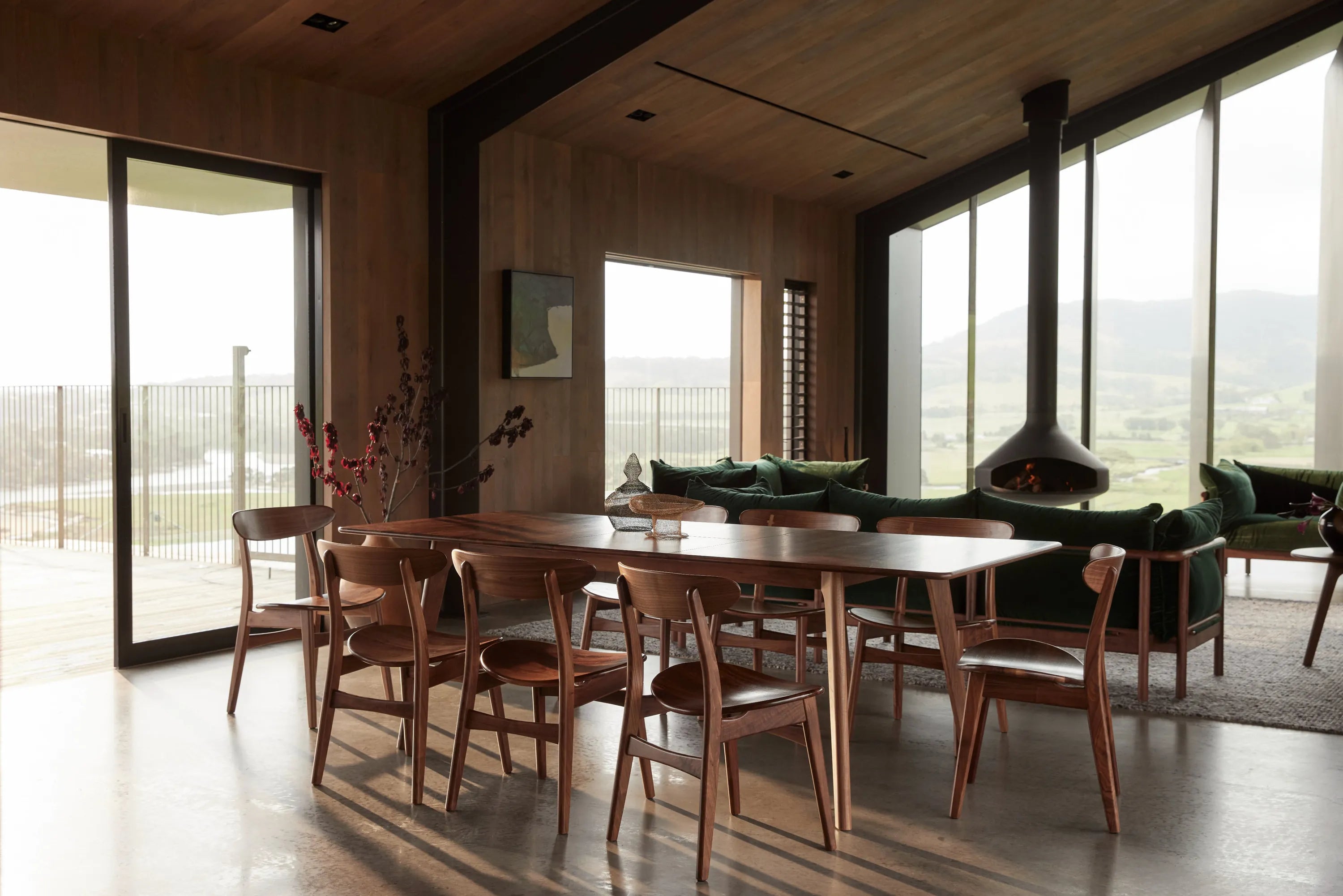 Astrid Dining Chair Solid Seat Solid American Walnut