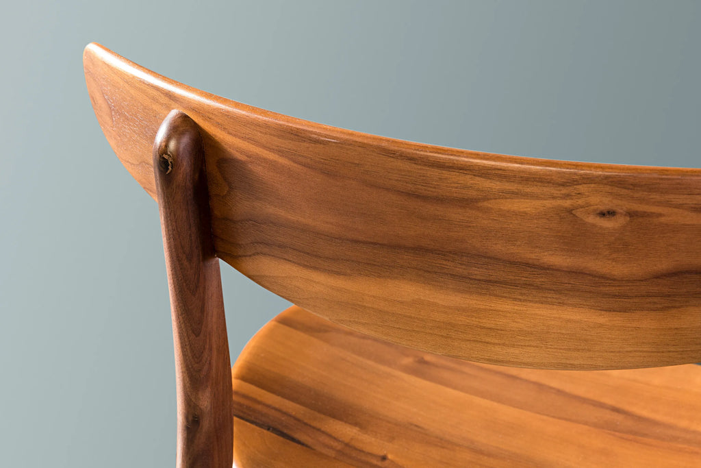 Astrid Dining Chair Solid Seat Solid American Walnut