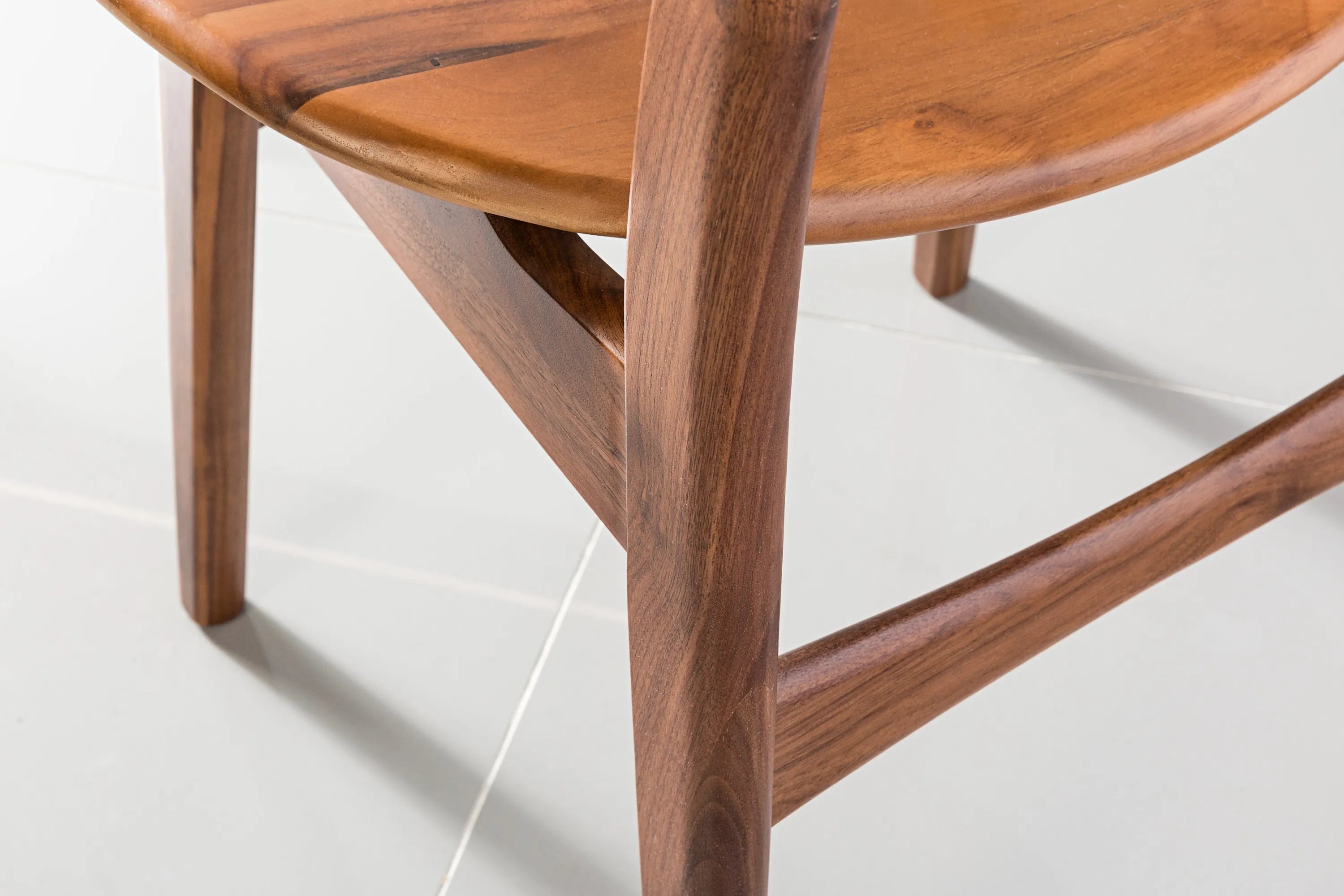 Astrid Dining Chair Solid Seat Solid American Walnut