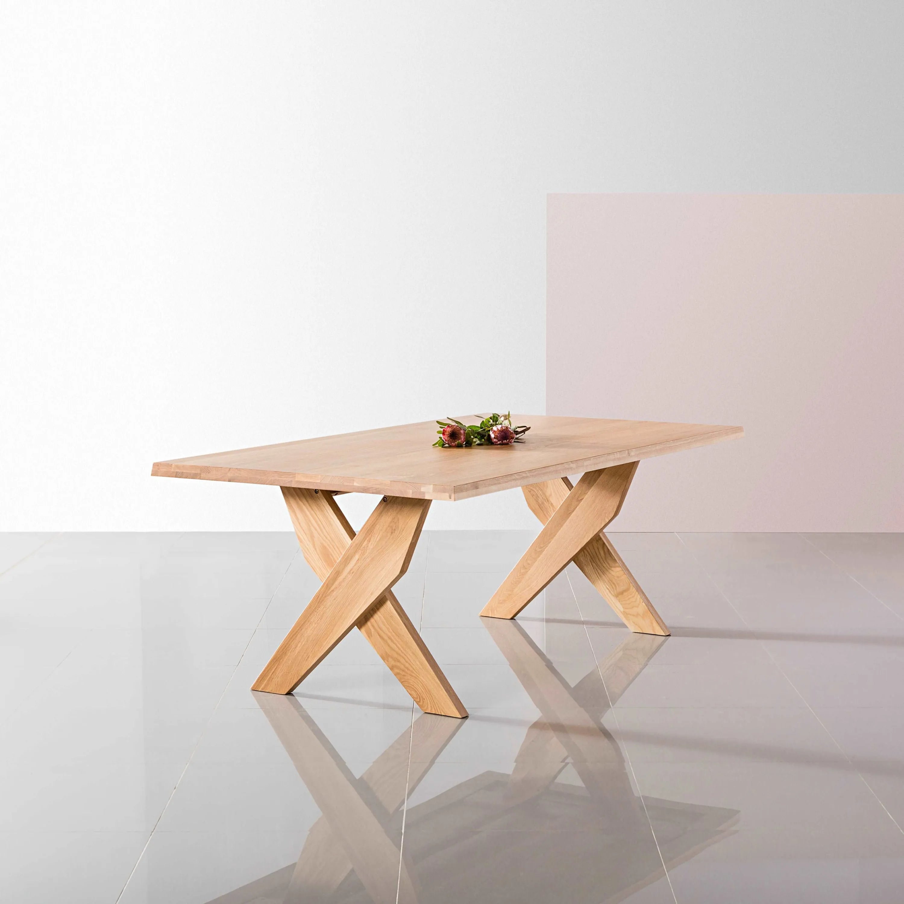 Axel Dining Table 200 x 110cm Solid American Oak