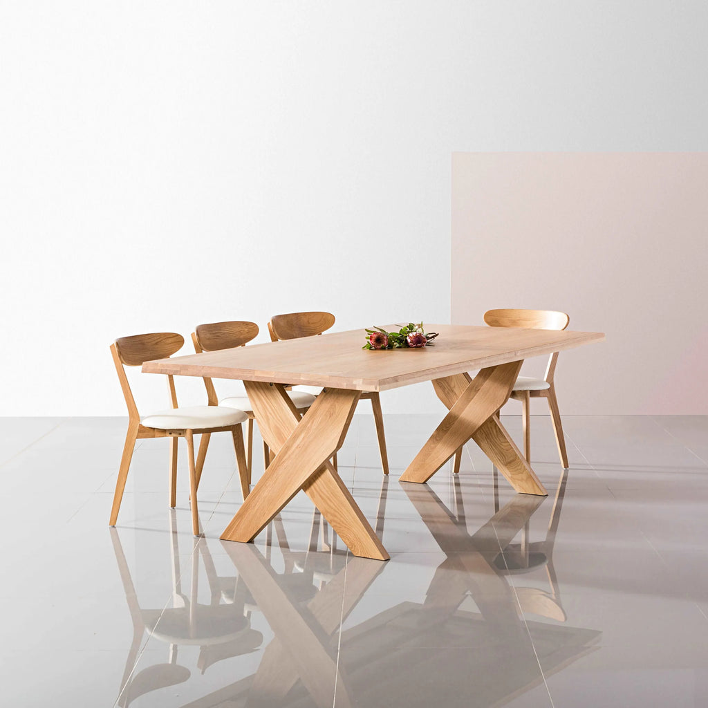Axel Dining Table 200 x 110cm Solid American Oak