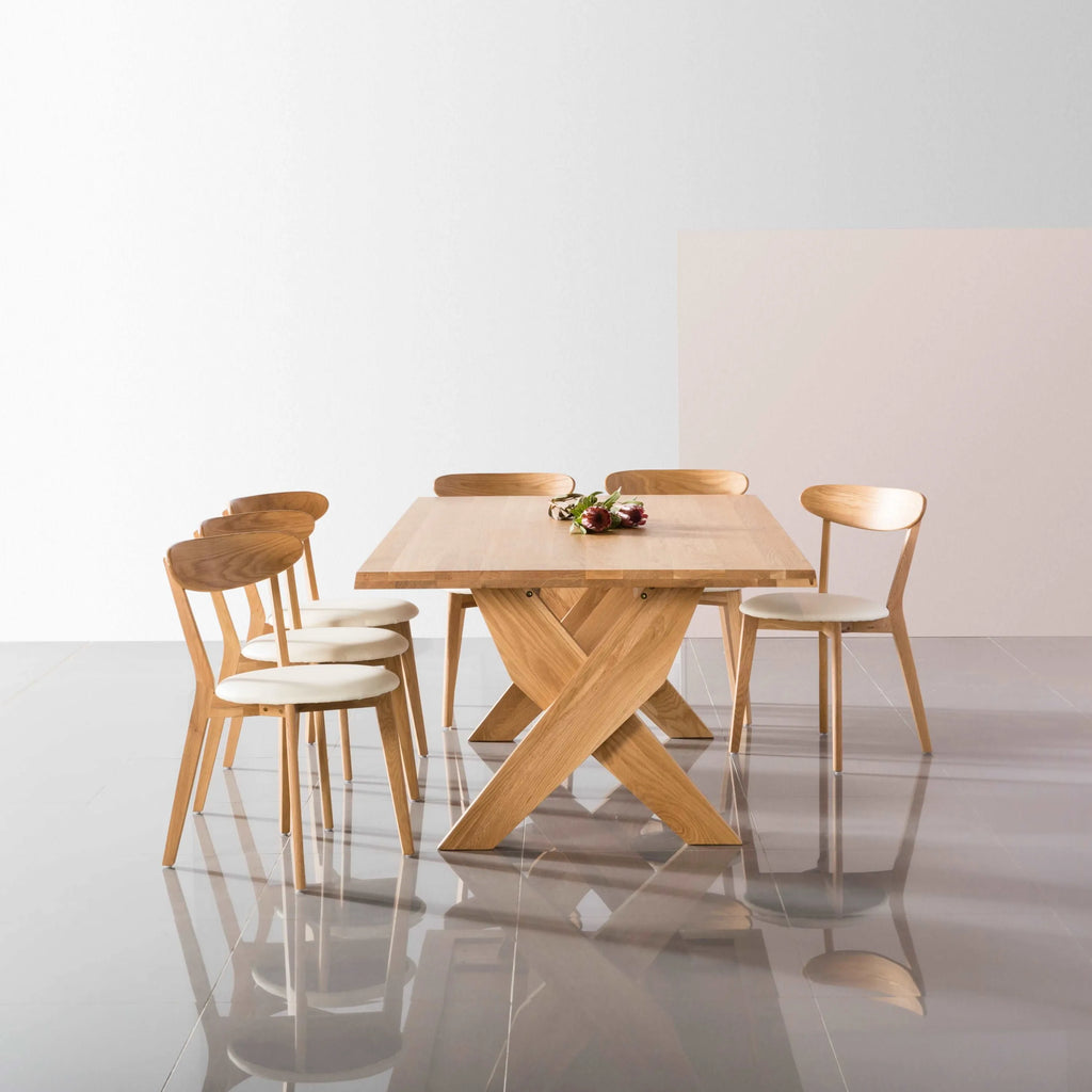 Axel Dining Table 200 x 110cm Solid American Oak