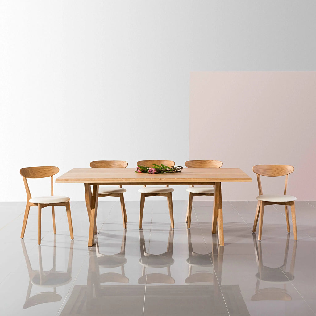 Axel Dining Table 200 x 110cm Solid American Oak