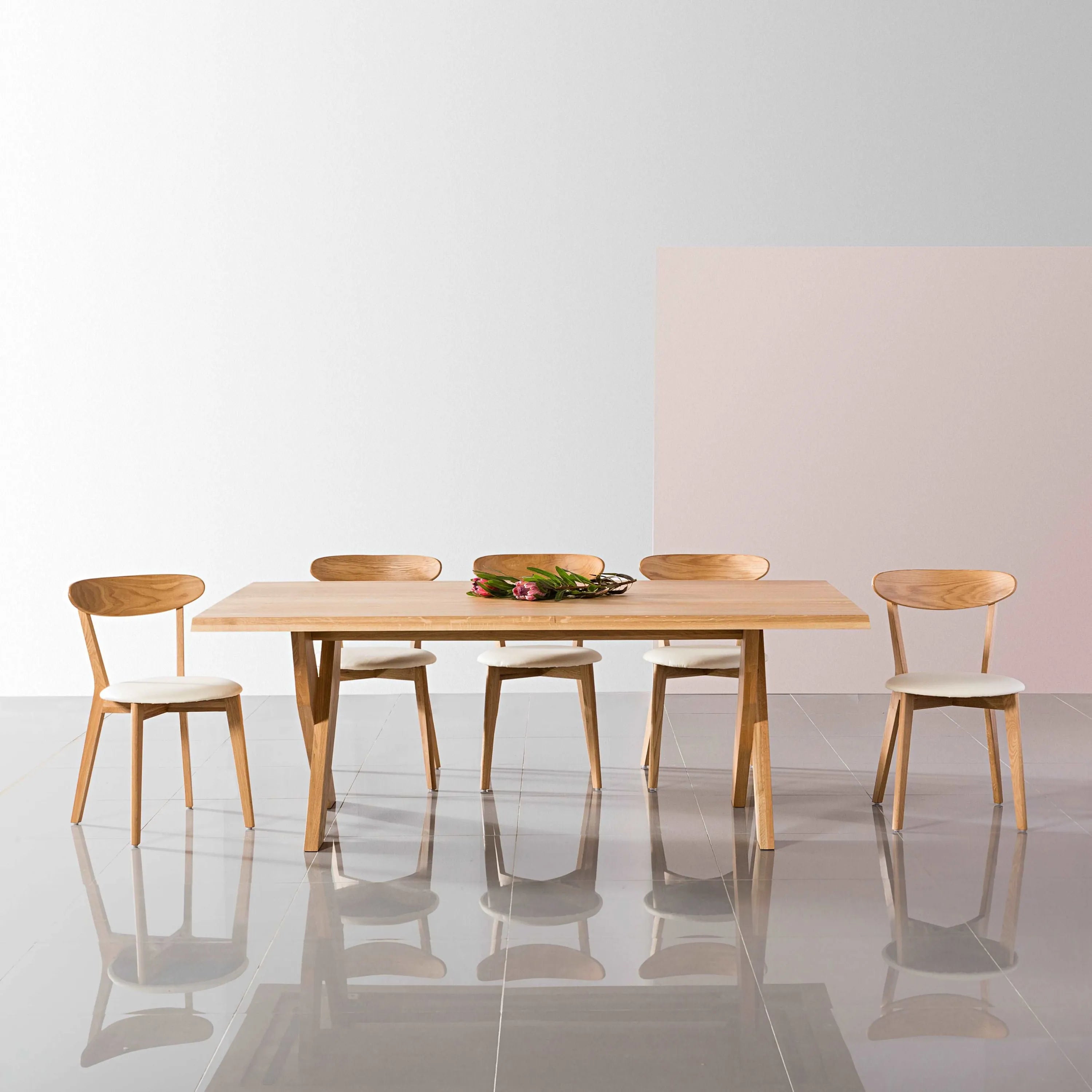 Axel Dining Table 200 x 110cm Solid American Oak
