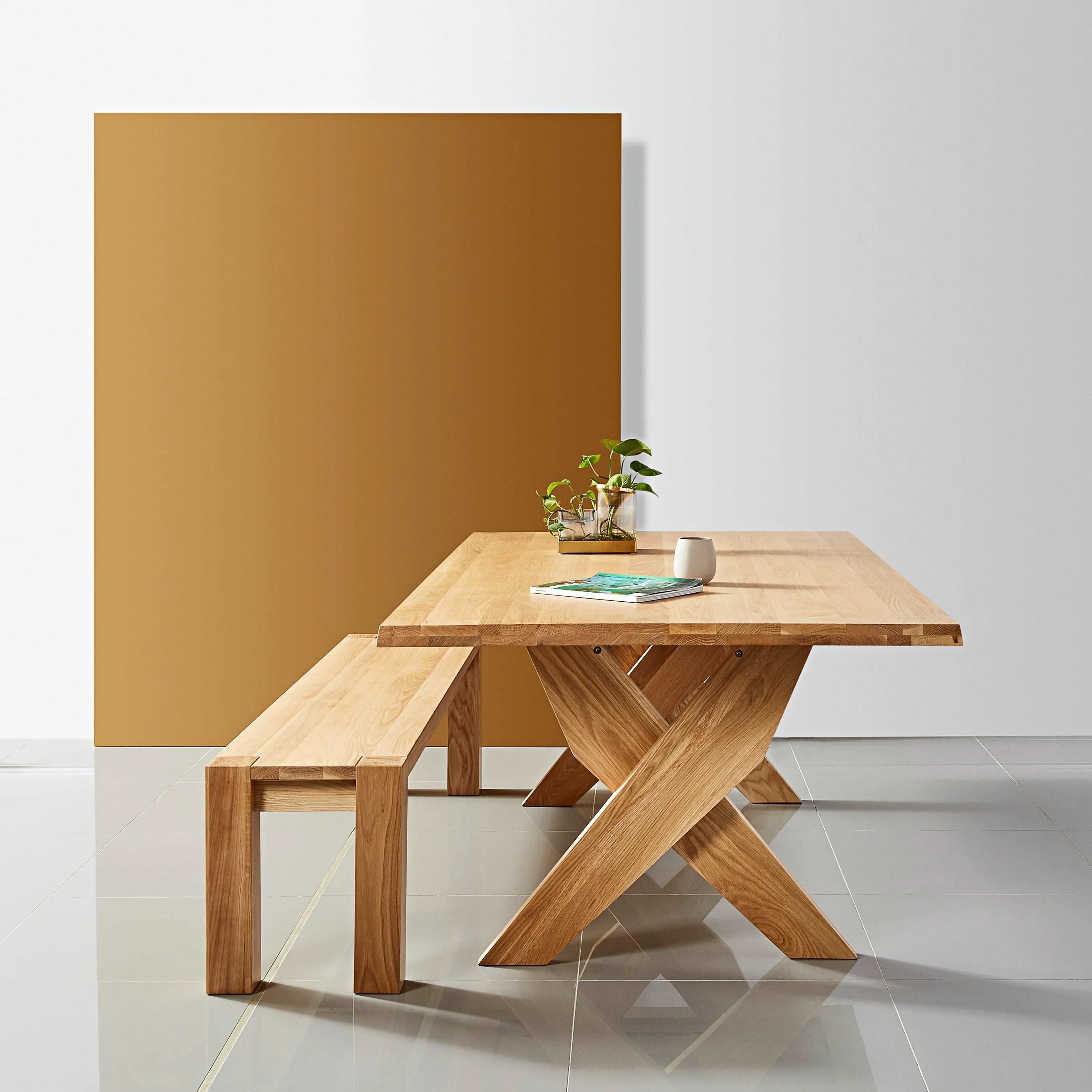 Axel Dining Table 200 x 110cm Solid American Oak