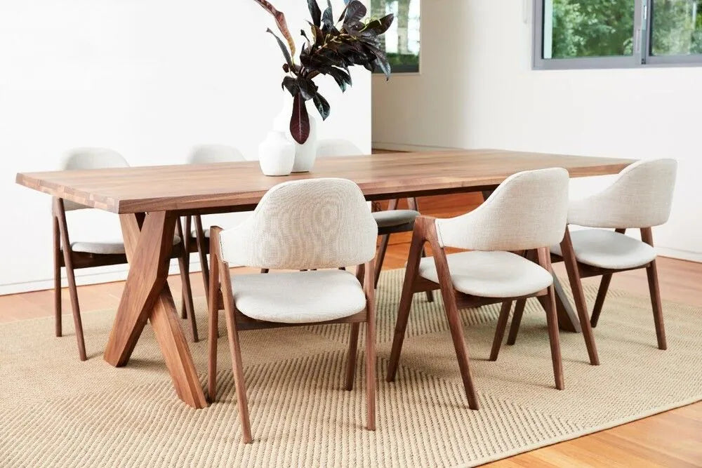 Axel Dining Table 200 x 110cm Solid American Walnut