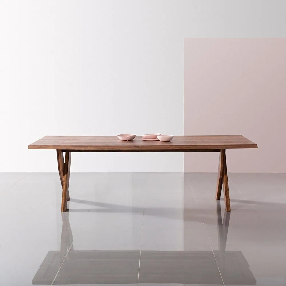 Axel Dining Table 240 x 110cm Solid American Walnut