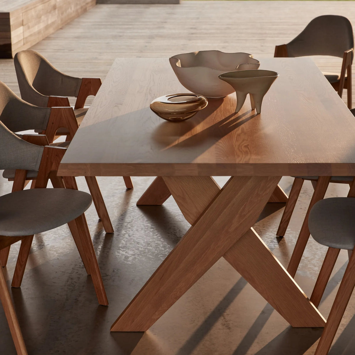 Axel Dining Table Solid American Oak