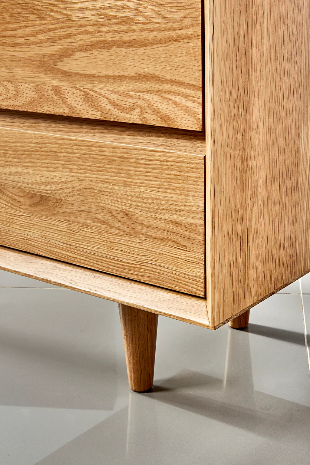 Bastian Office Desk 140 x 60cm Solid American Oak