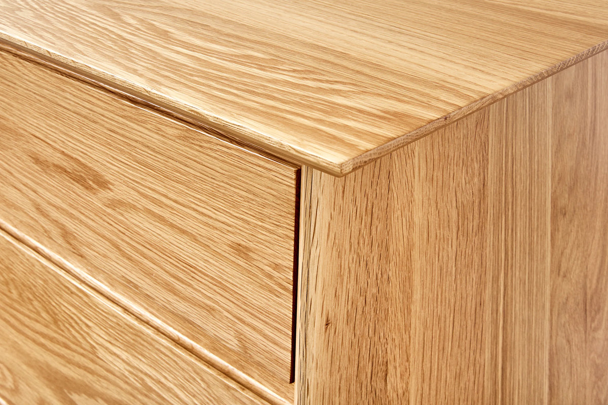Bastian Office Desk 140 x 60cm Solid American Oak