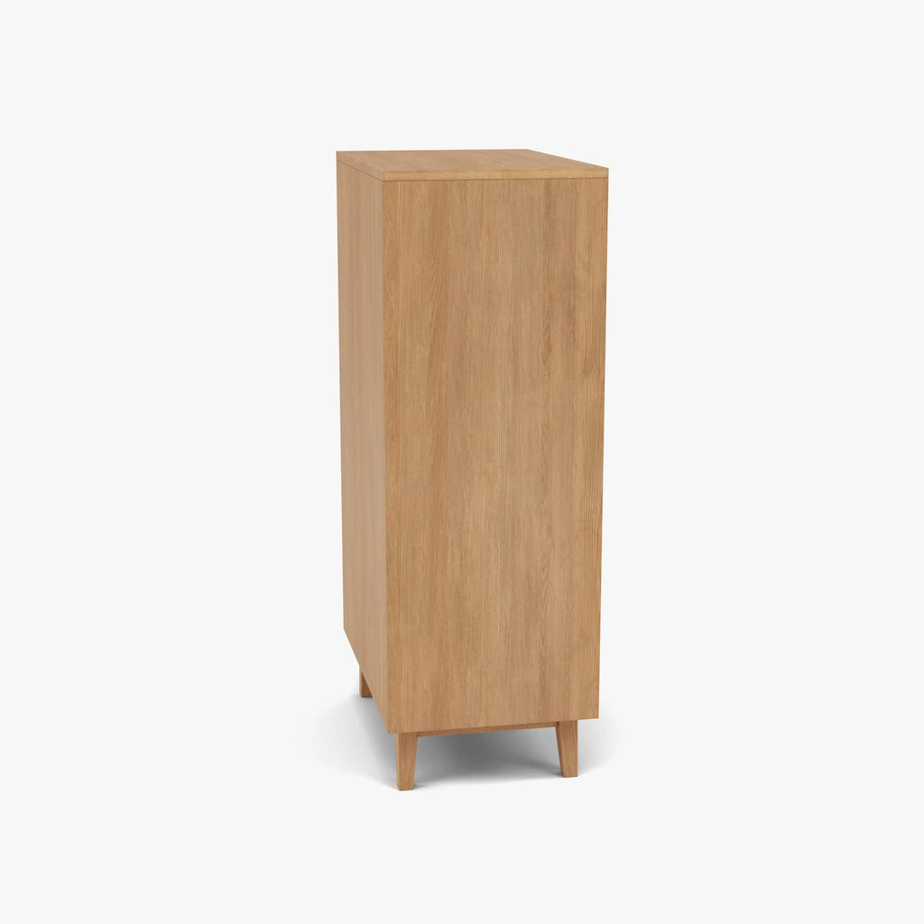 Bastian Tallboy 5 Drawers 70 x 45cm Solid American Oak