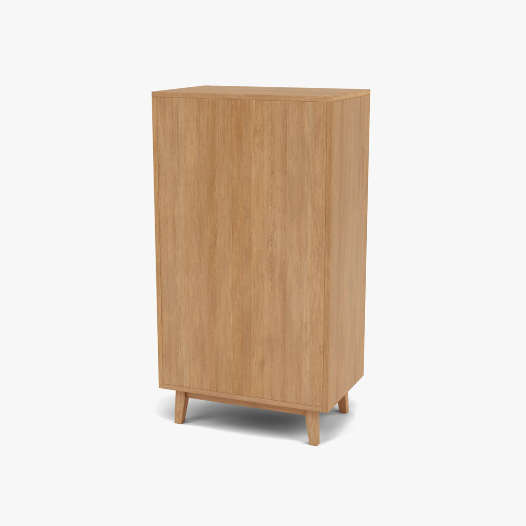 Bastian Tallboy 5 Drawers 70 x 45cm Solid American Oak