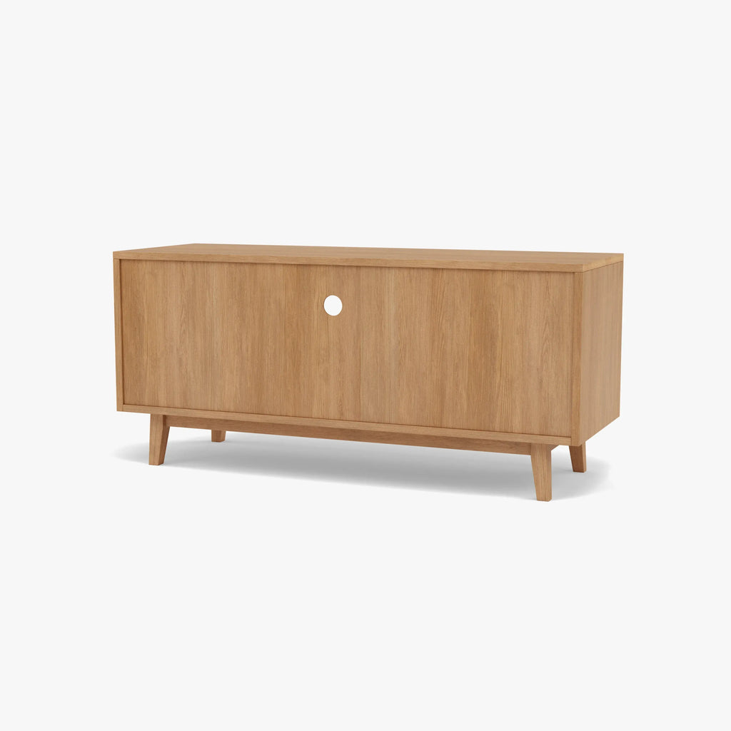 Bastian TV and Media Console 130 x 45cm Solid American Oak