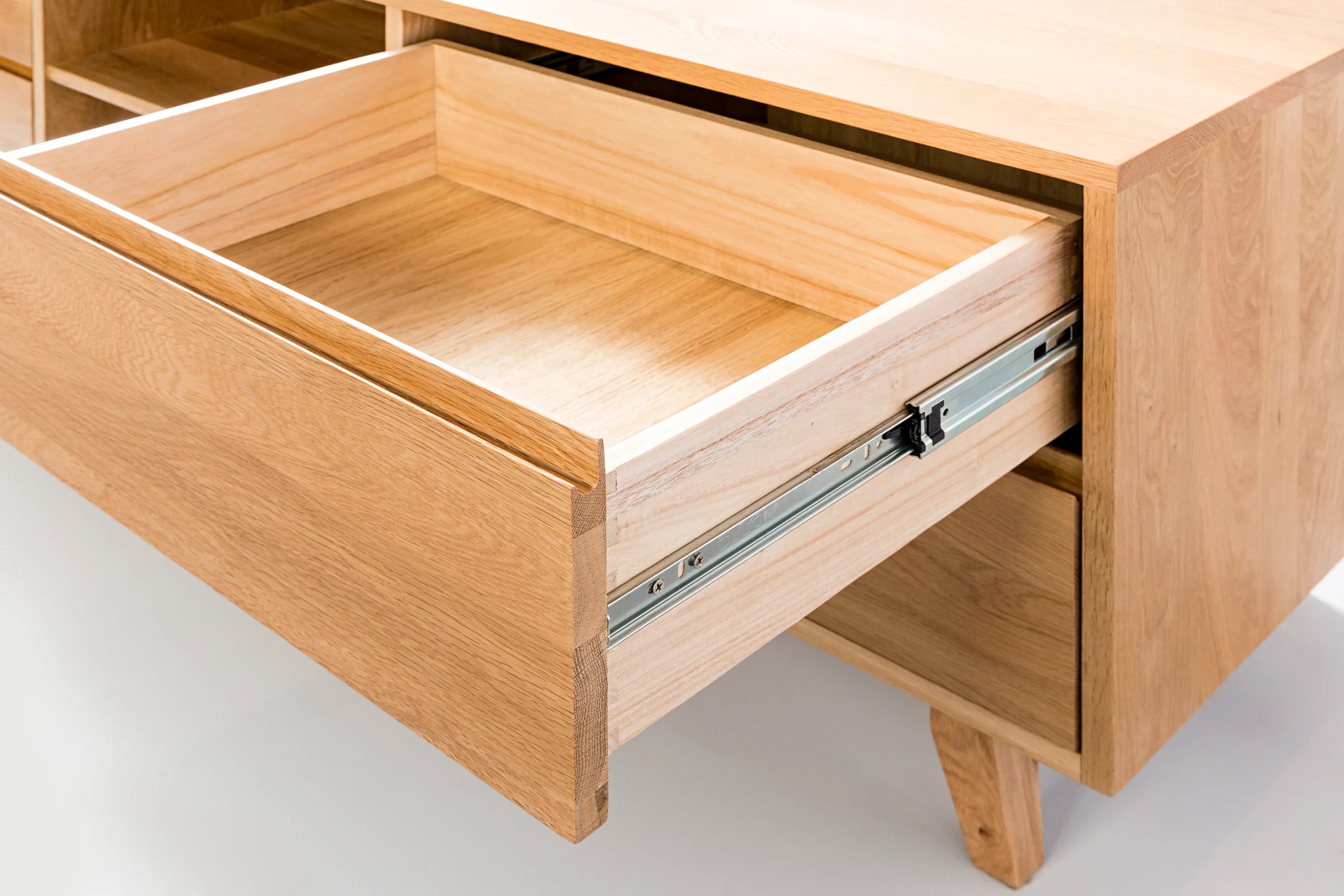 Bastian TV and Media Console 180 x 45cm Solid American Oak