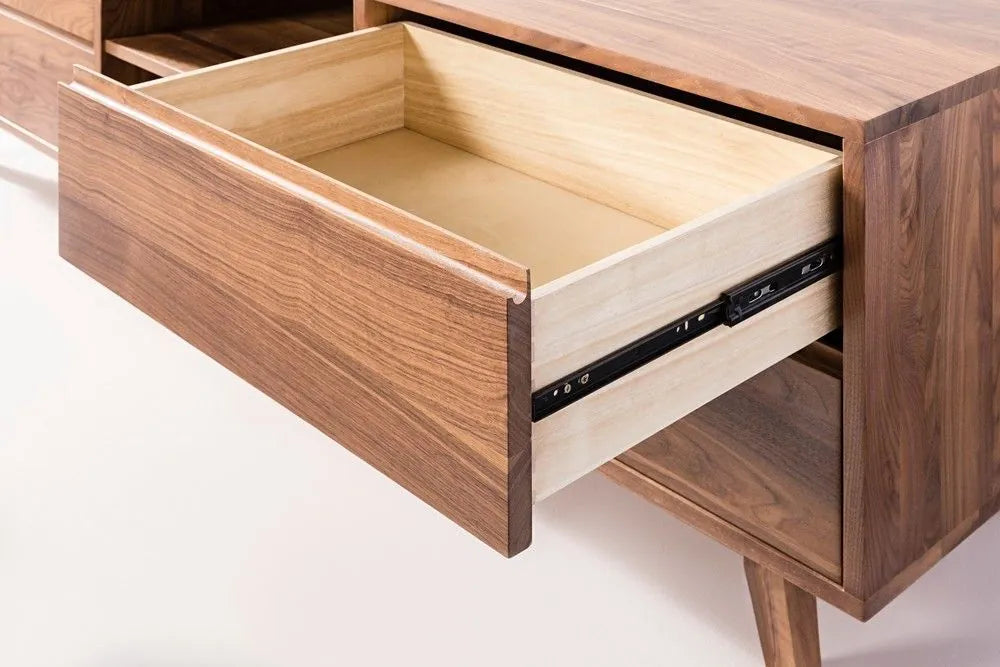 Bastian TV and Media Console 180 x 45cm Solid American Walnut