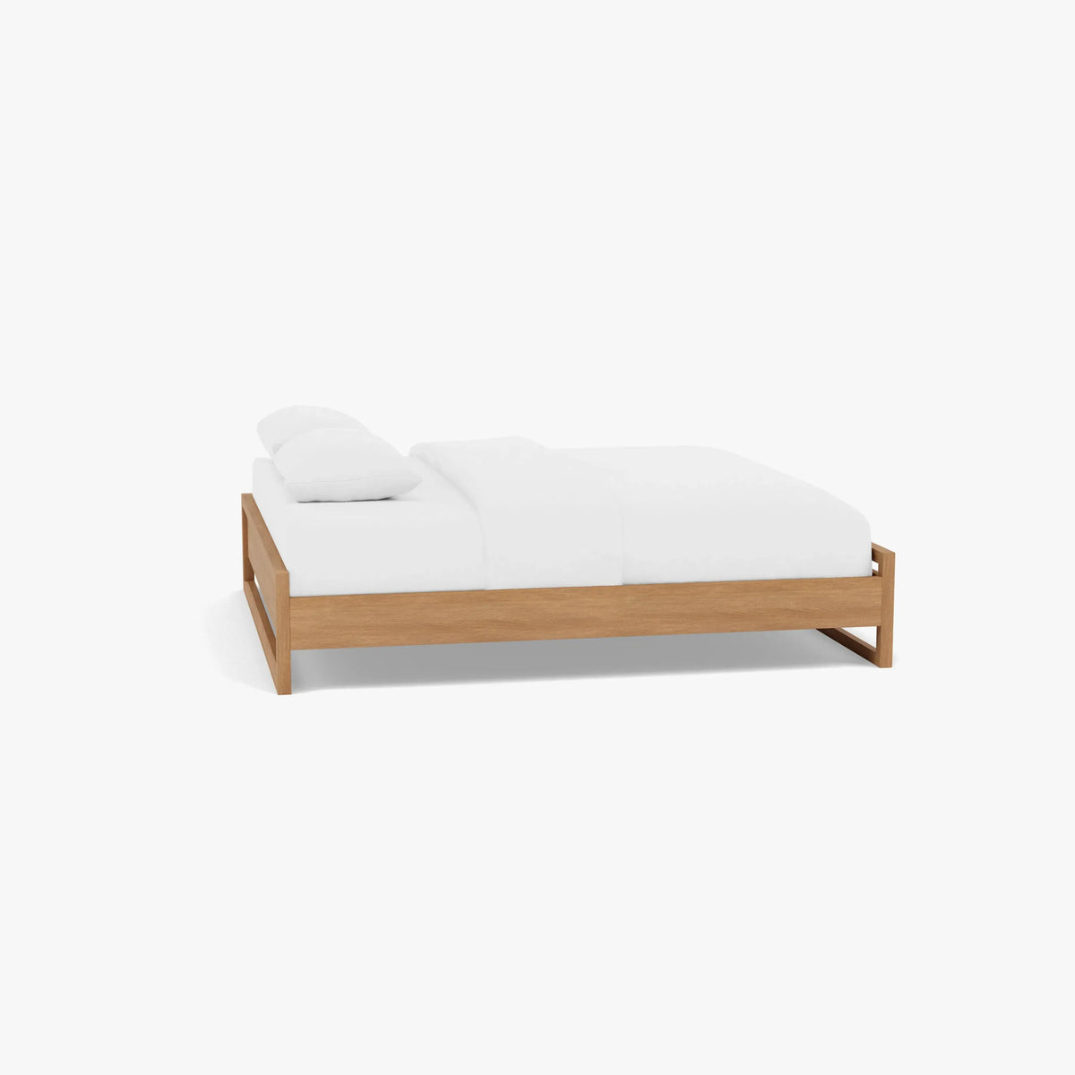 Bruno Bed Base King American Oak