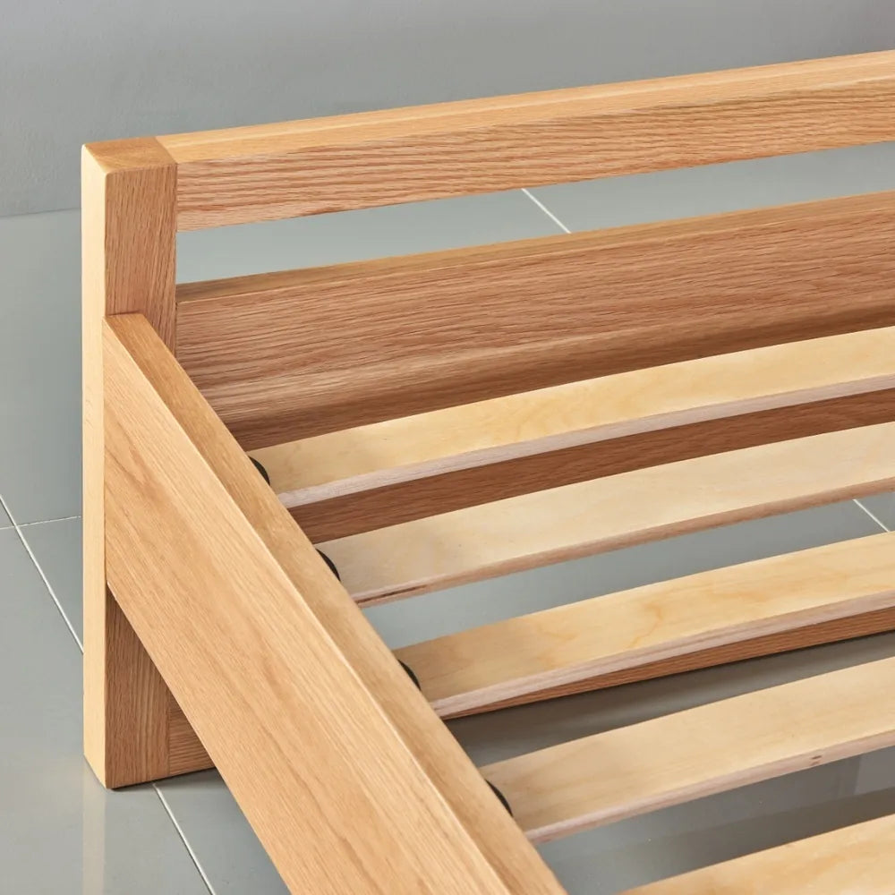 Bruno Bed Base King American Oak