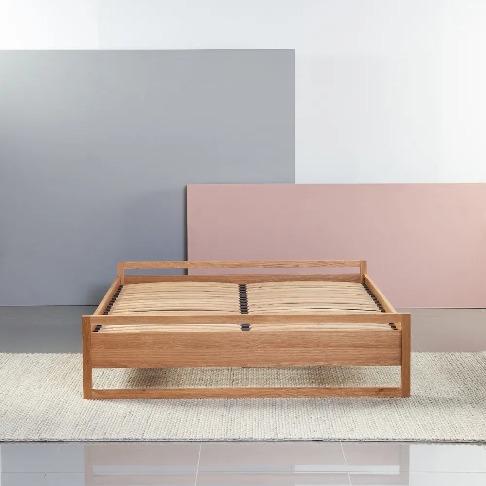 Bruno Bed Base King American Oak