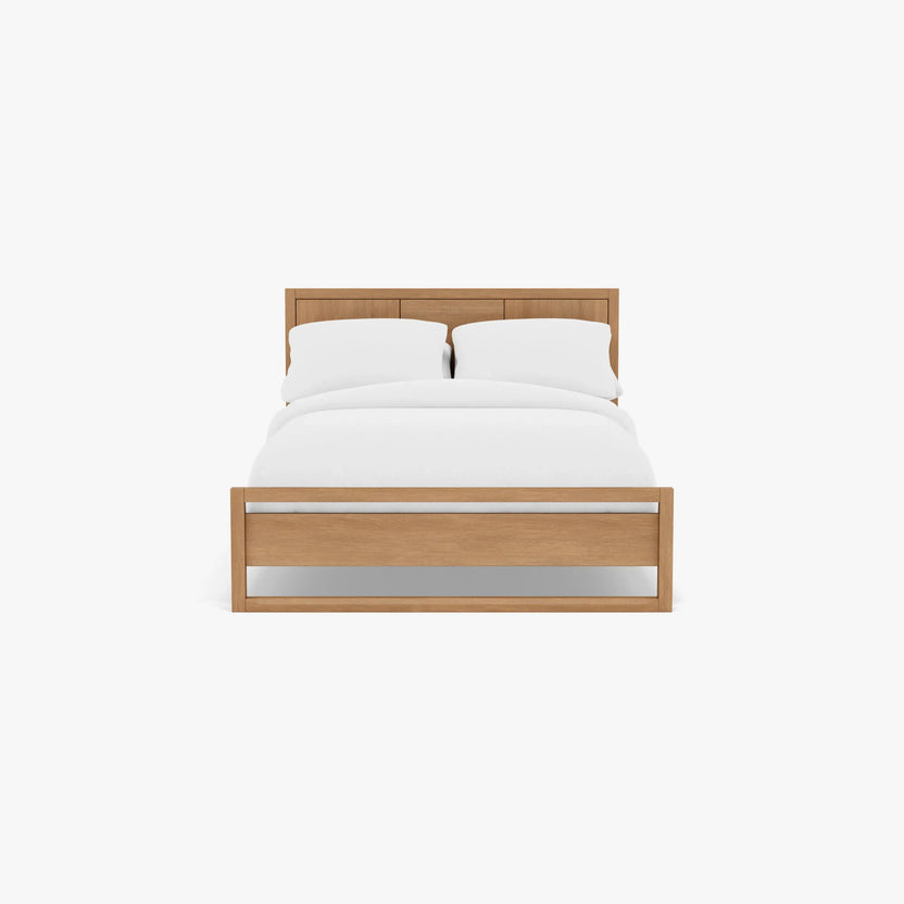 Bruno Bed Frame Double American Oak