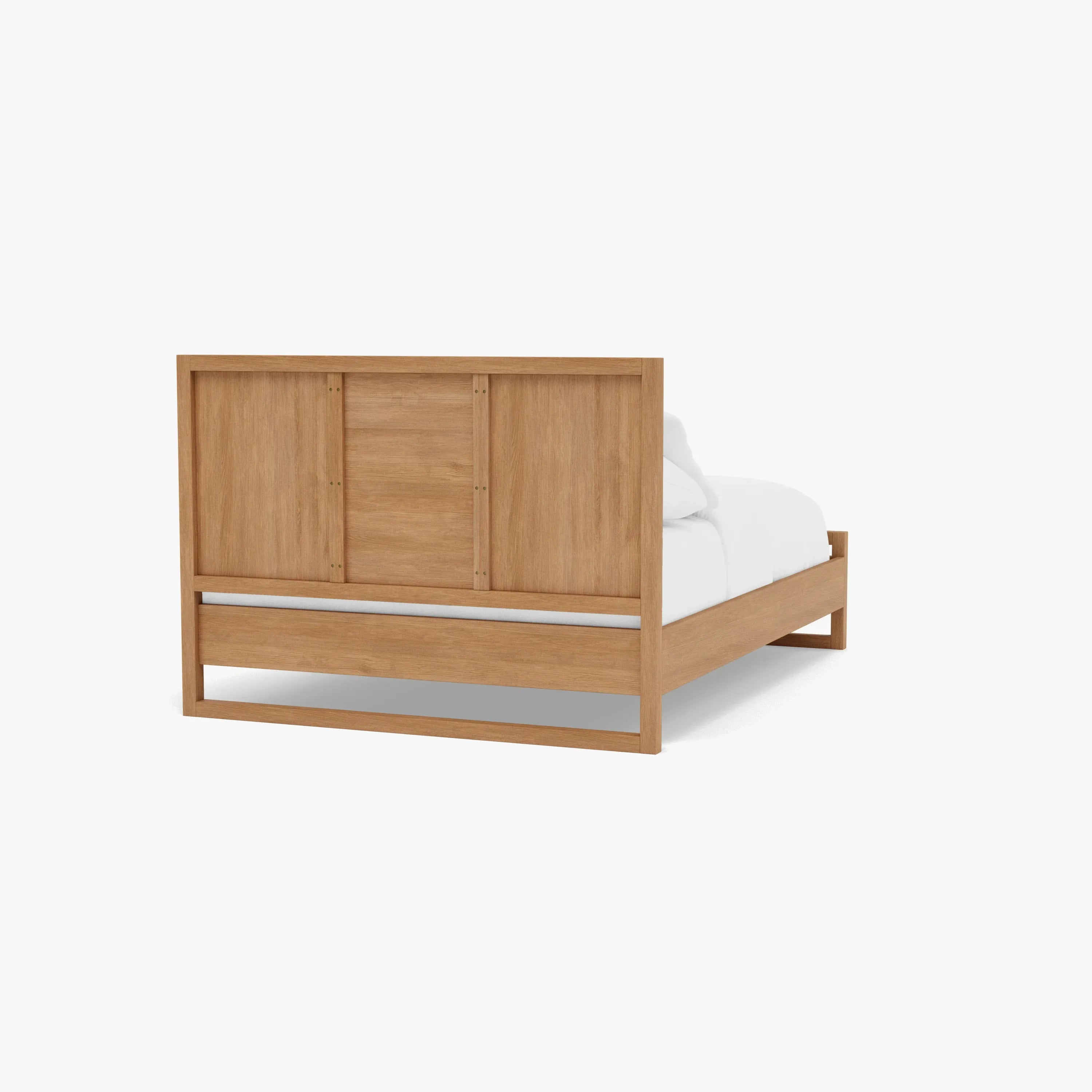 Bruno Bed Frame Double American Oak