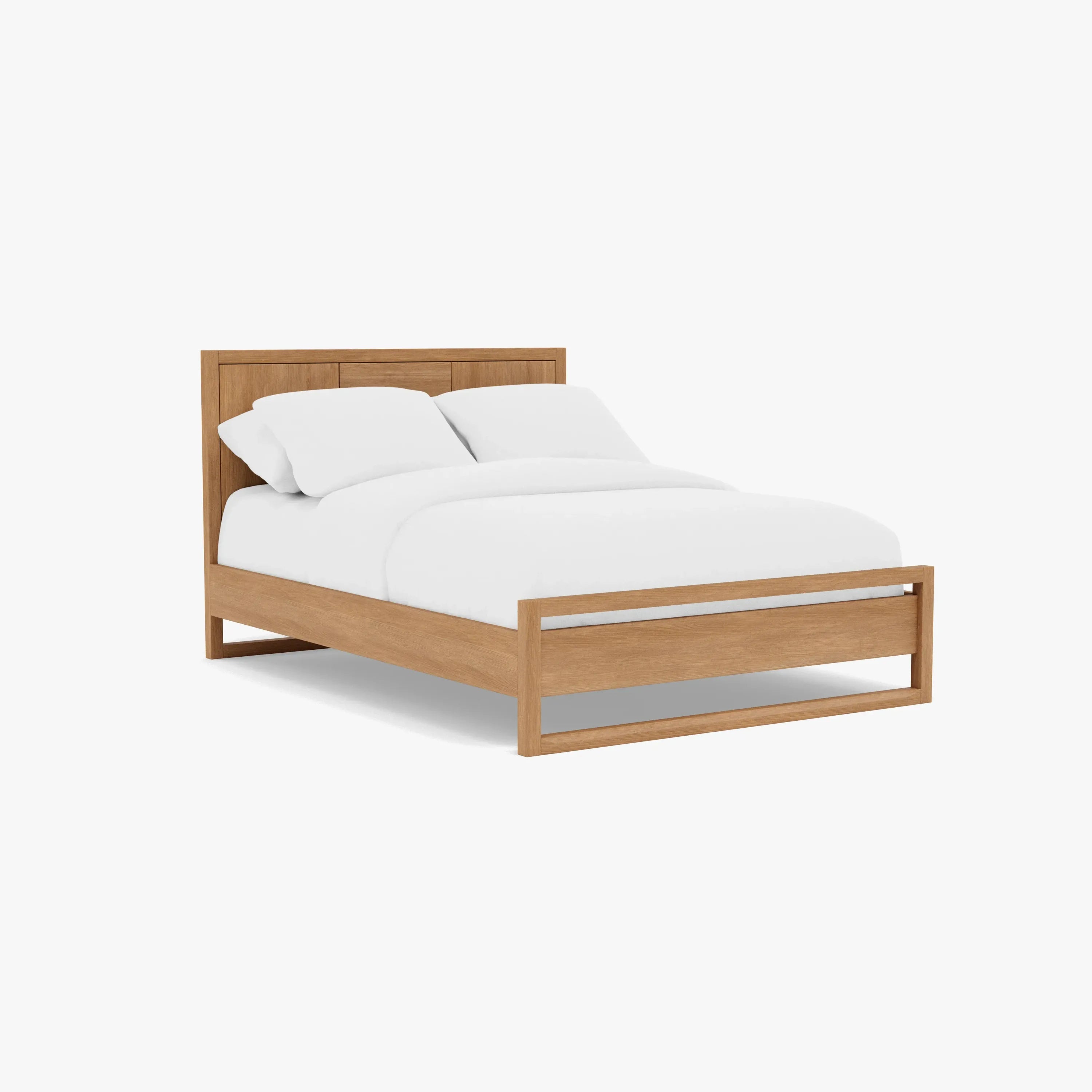 Bruno Bed Frame Double American Oak