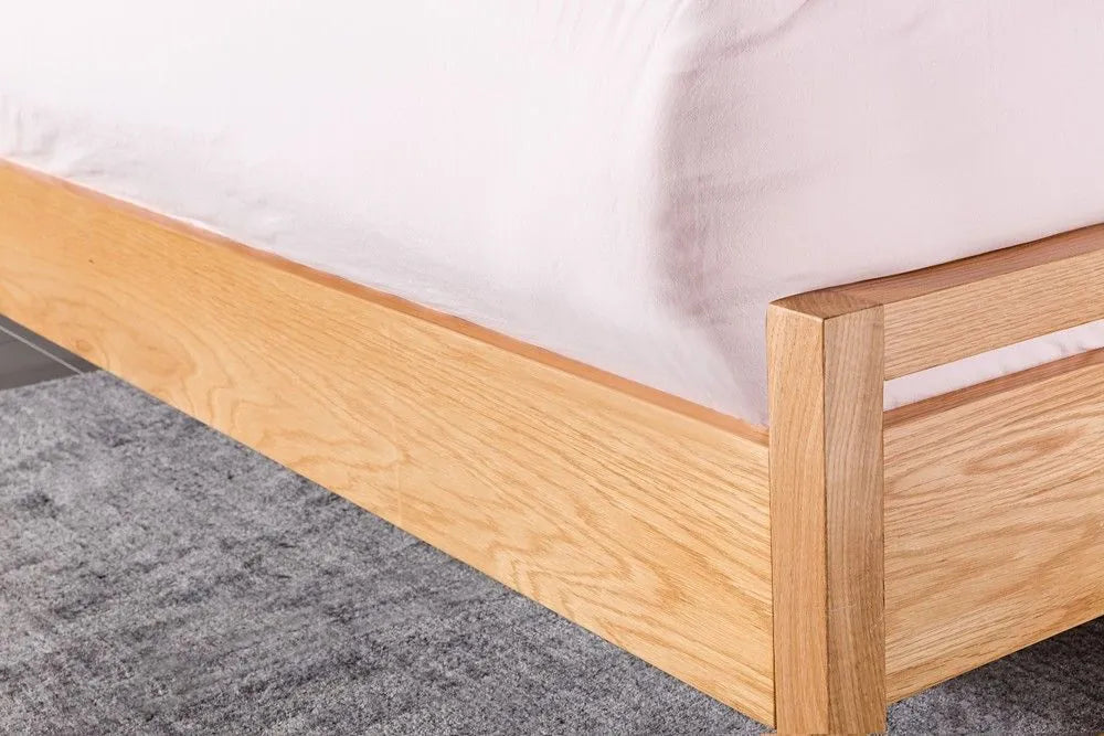 Bruno Bed Frame Double American Oak