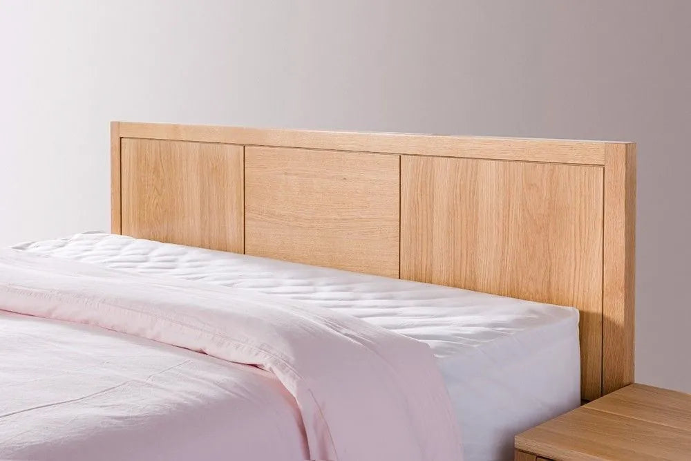 Bruno Bed Frame Double American Oak