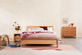 Bruno Bed Frame King American Oak