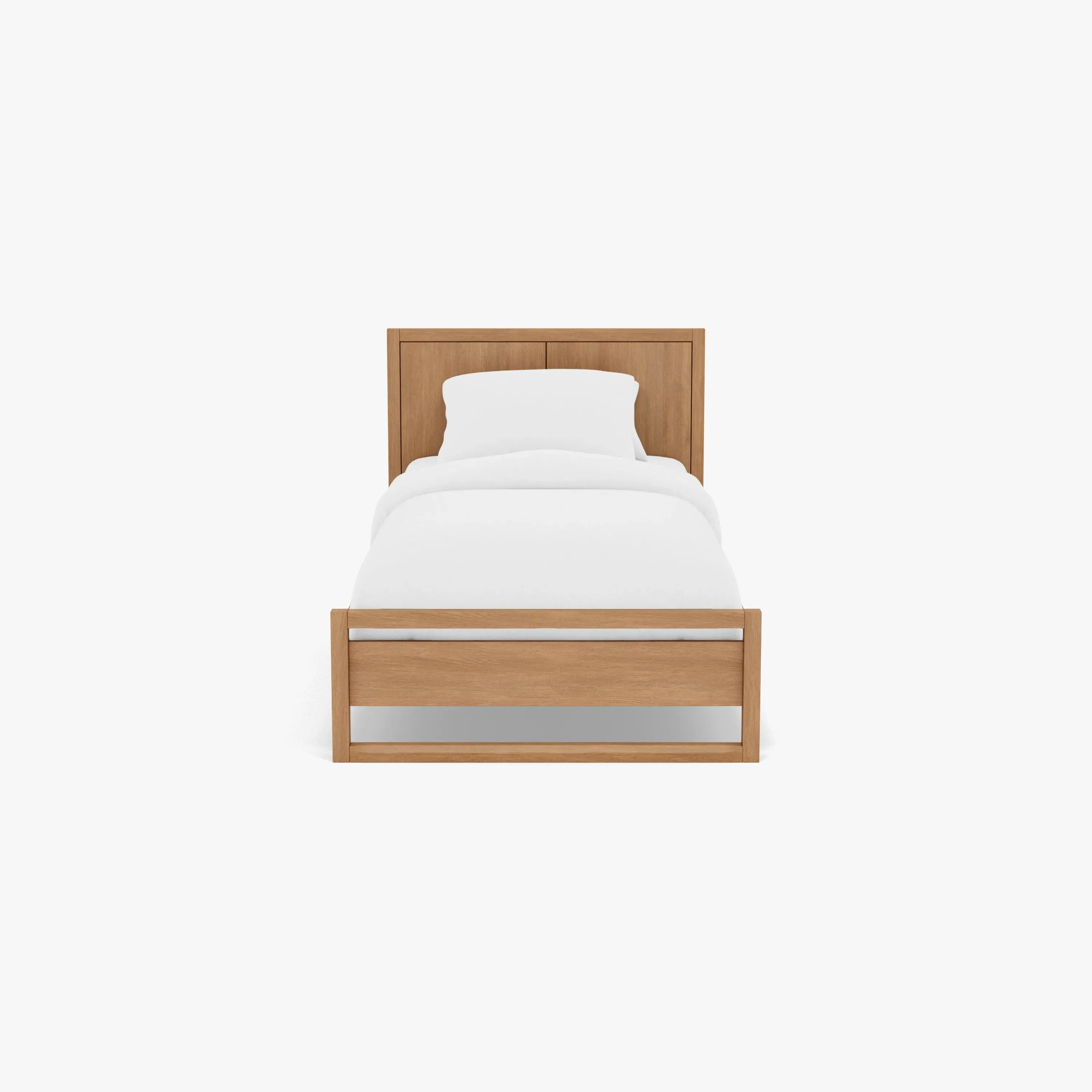 Bruno Bed Frame King Single American Oak