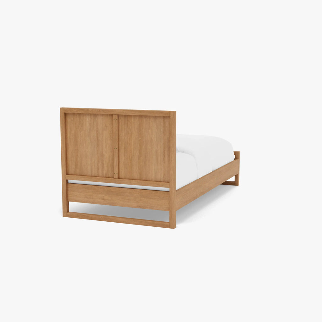 Bruno Bed Frame King Single American Oak