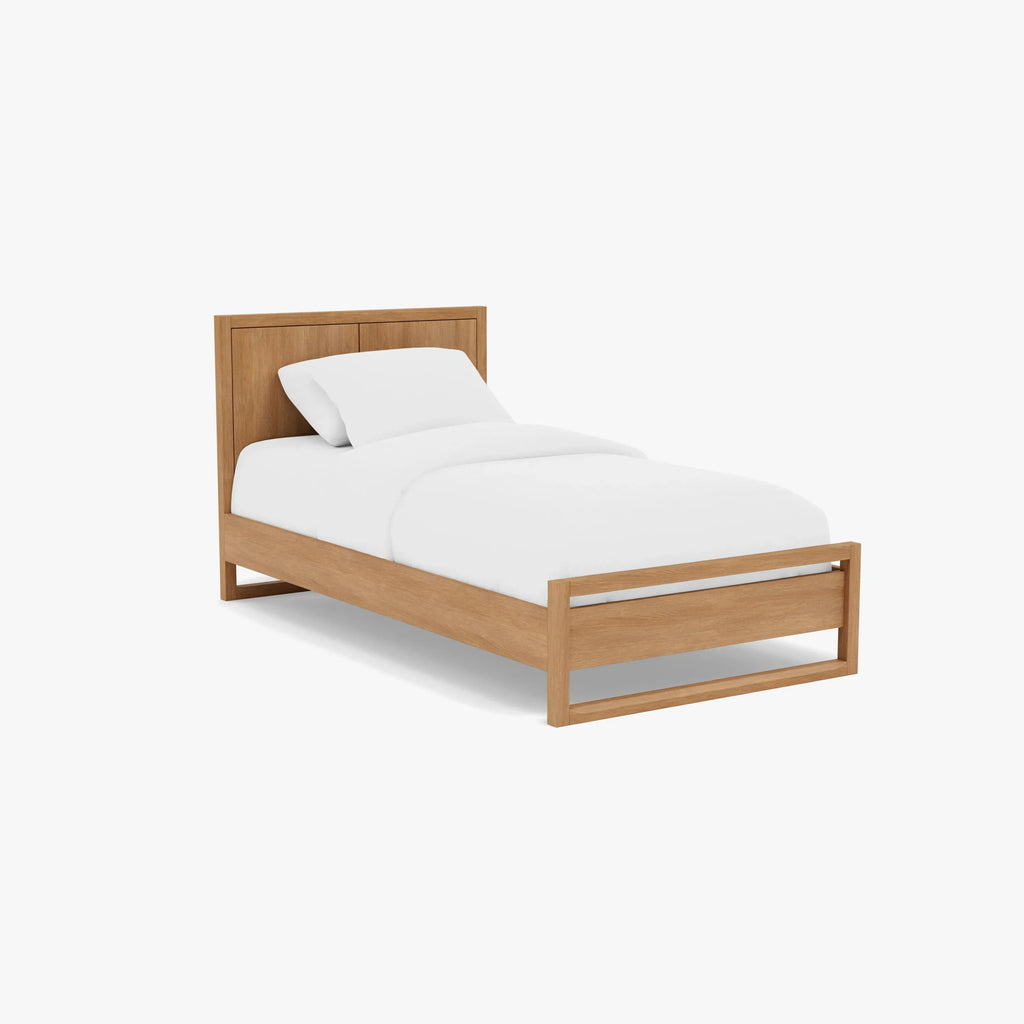 Bruno Bed Frame King Single American Oak