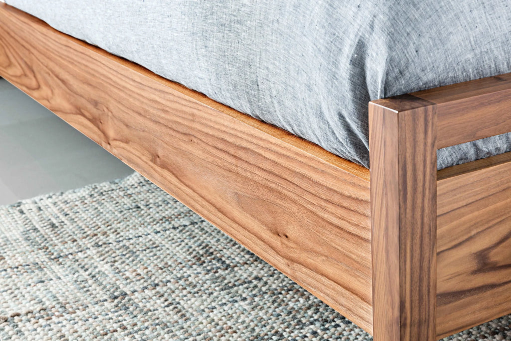 Bruno Bed Frame King American Walnut
