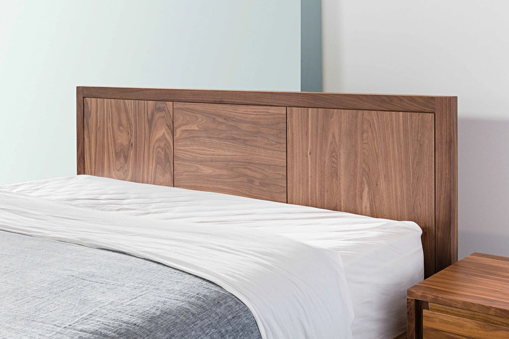 Bruno Bed Frame King American Walnut