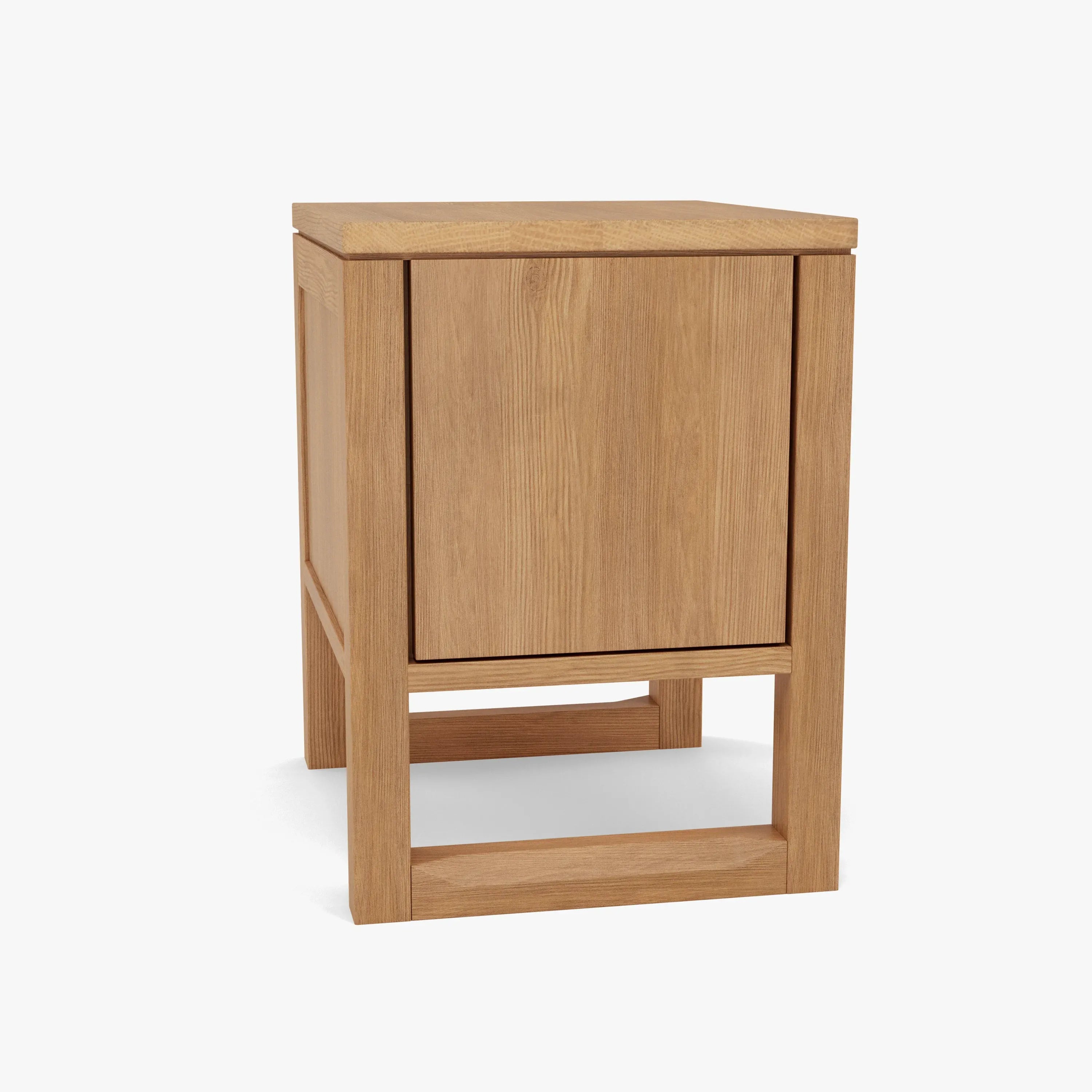 Bruno Bedside Table 1 Drawer 42 x 35cm Solid American Oak