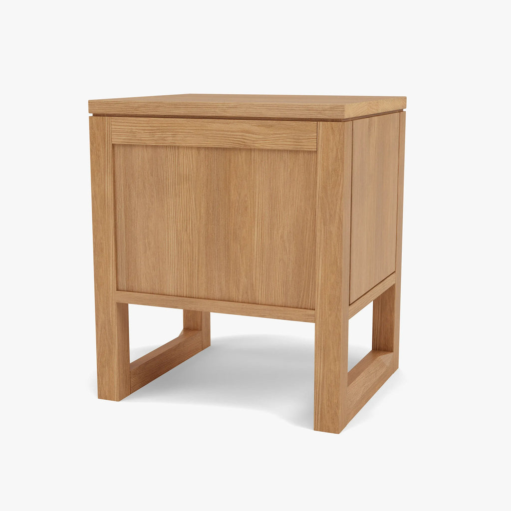 Bruno Bedside Table 1 Drawer 42 x 35cm Solid American Oak