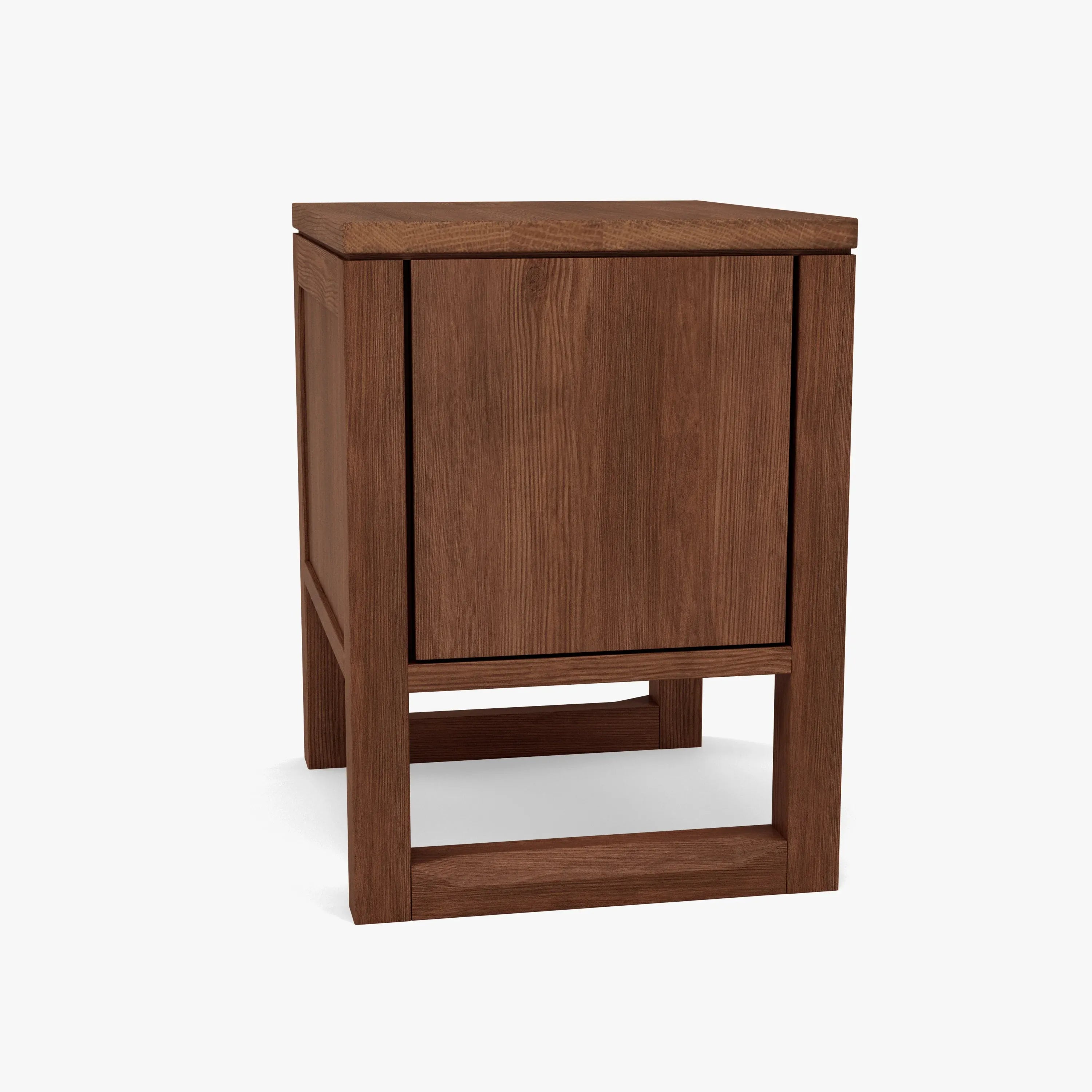 Bruno Bedside Table 1 Drawer 42 x 35cm Solid American Walnut