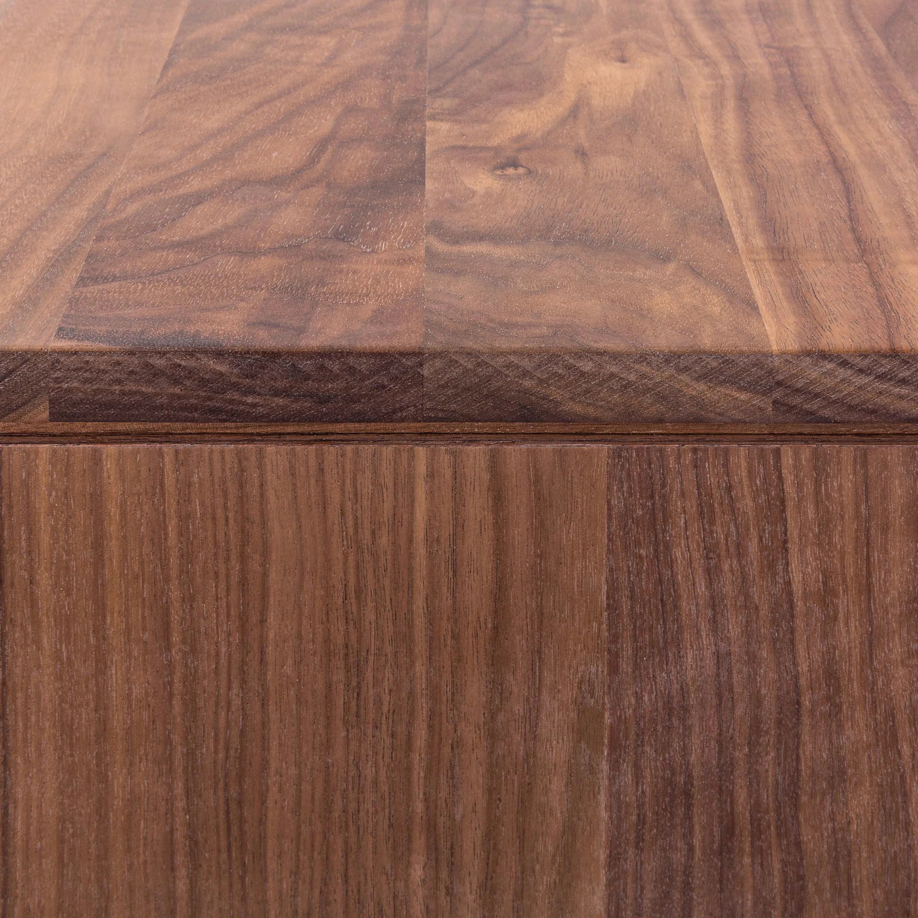 Bruno Bedside Table 1 Drawer 42 x 35cm Solid American Walnut