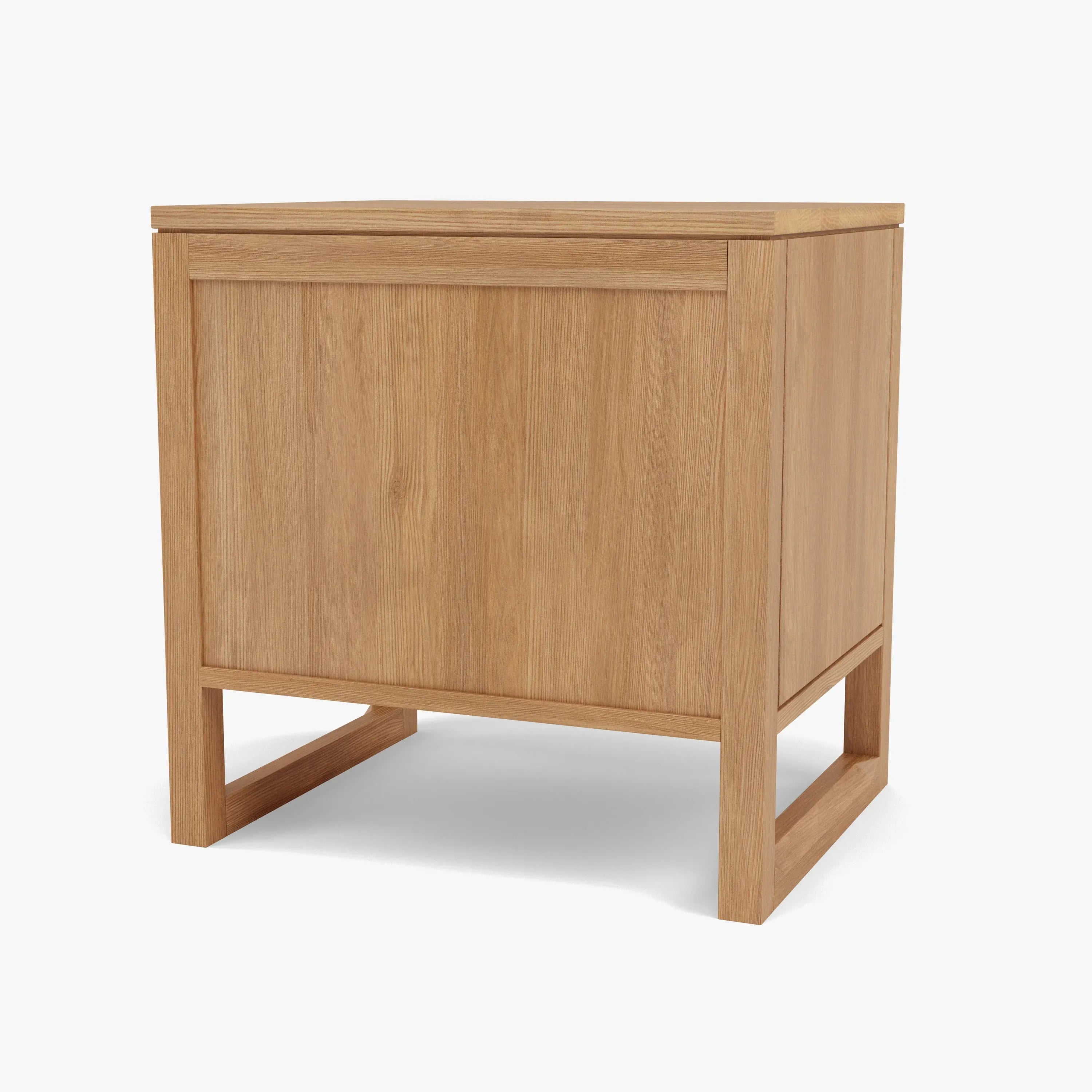 Bruno Bedside Table XL 1 Drawer 60 x 47cm Solid American Oak