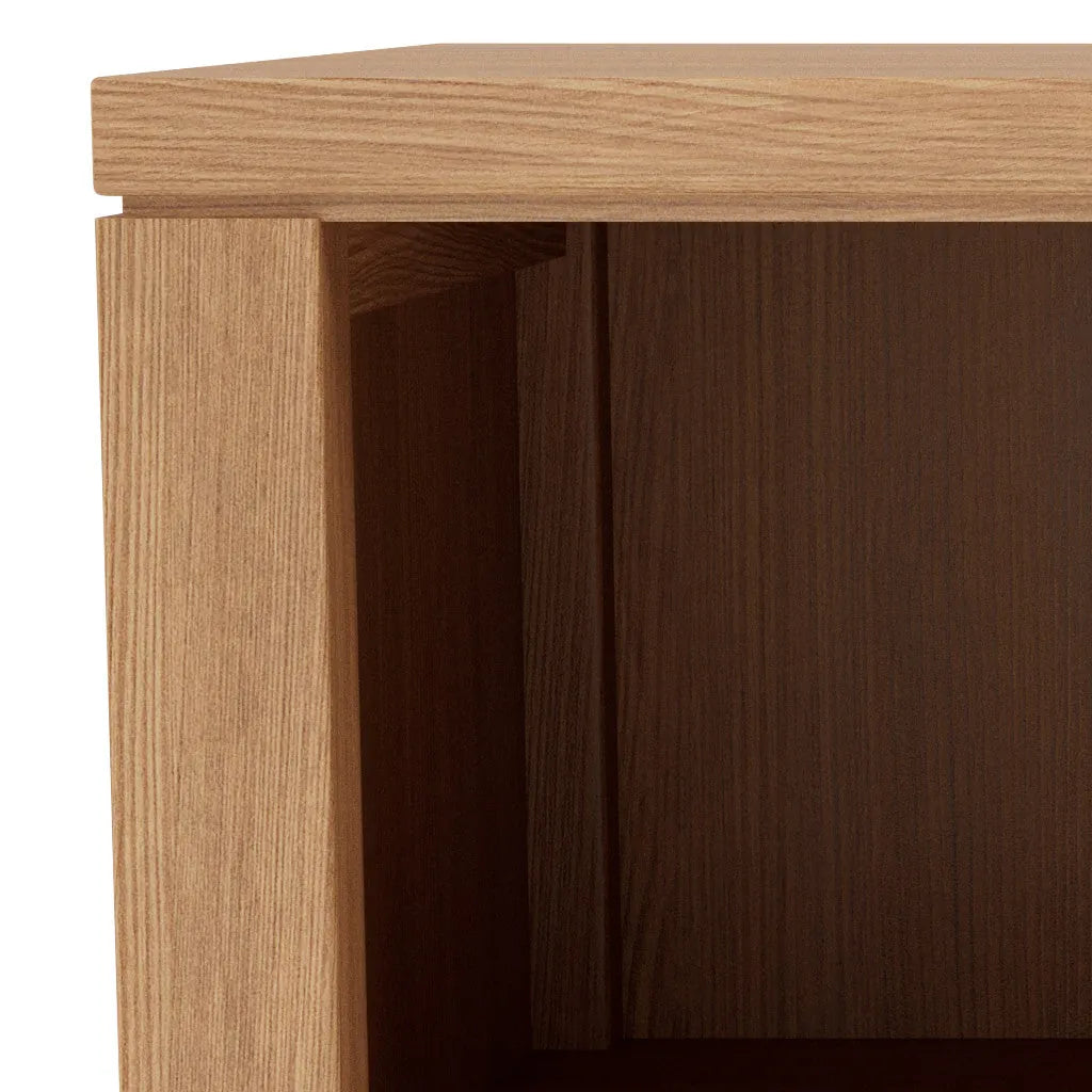 Bruno Bedside Table XL 1 Drawer 60 x 47cm Solid American Oak