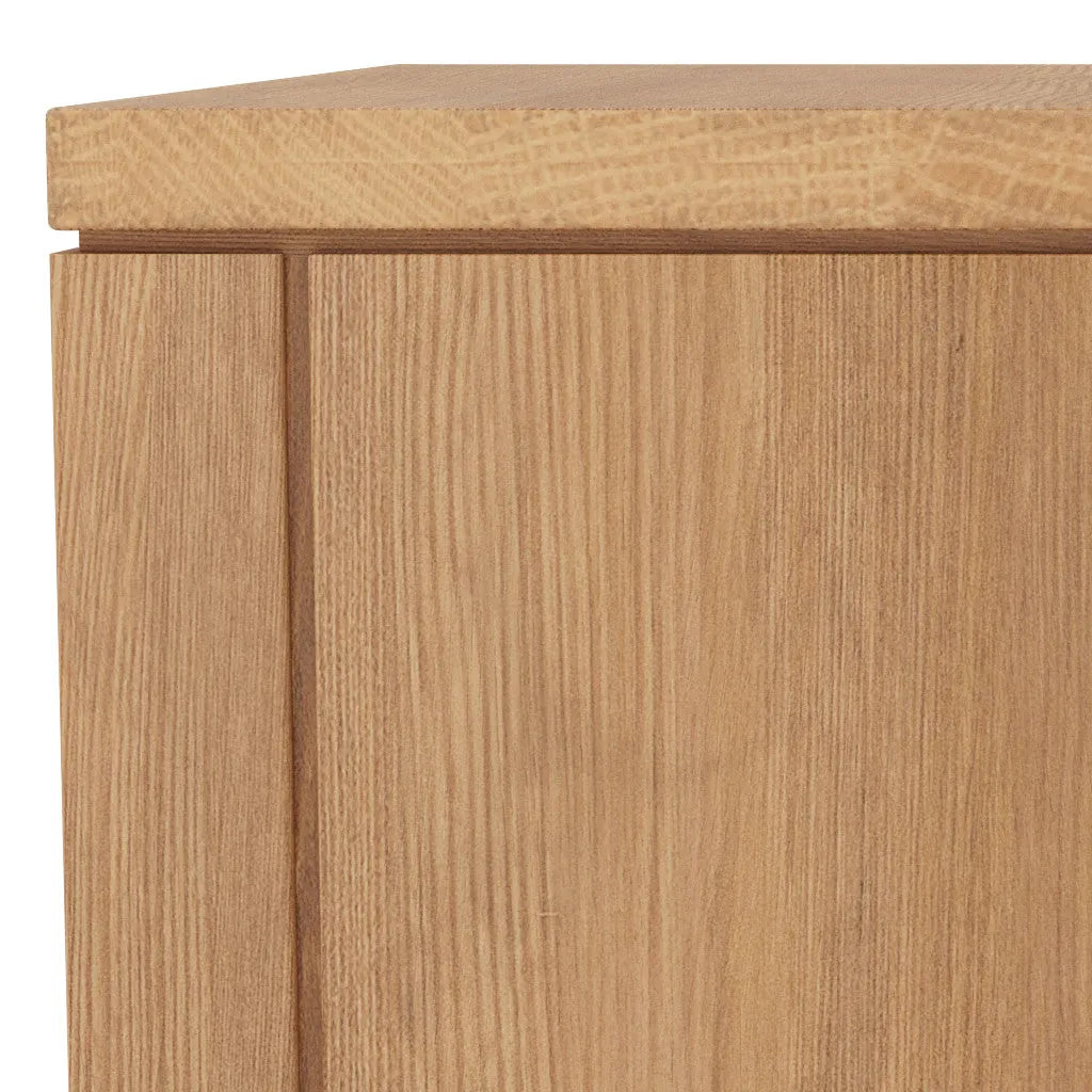 Bruno Bedside Table XL 1 Drawer 60 x 47cm Solid American Oak