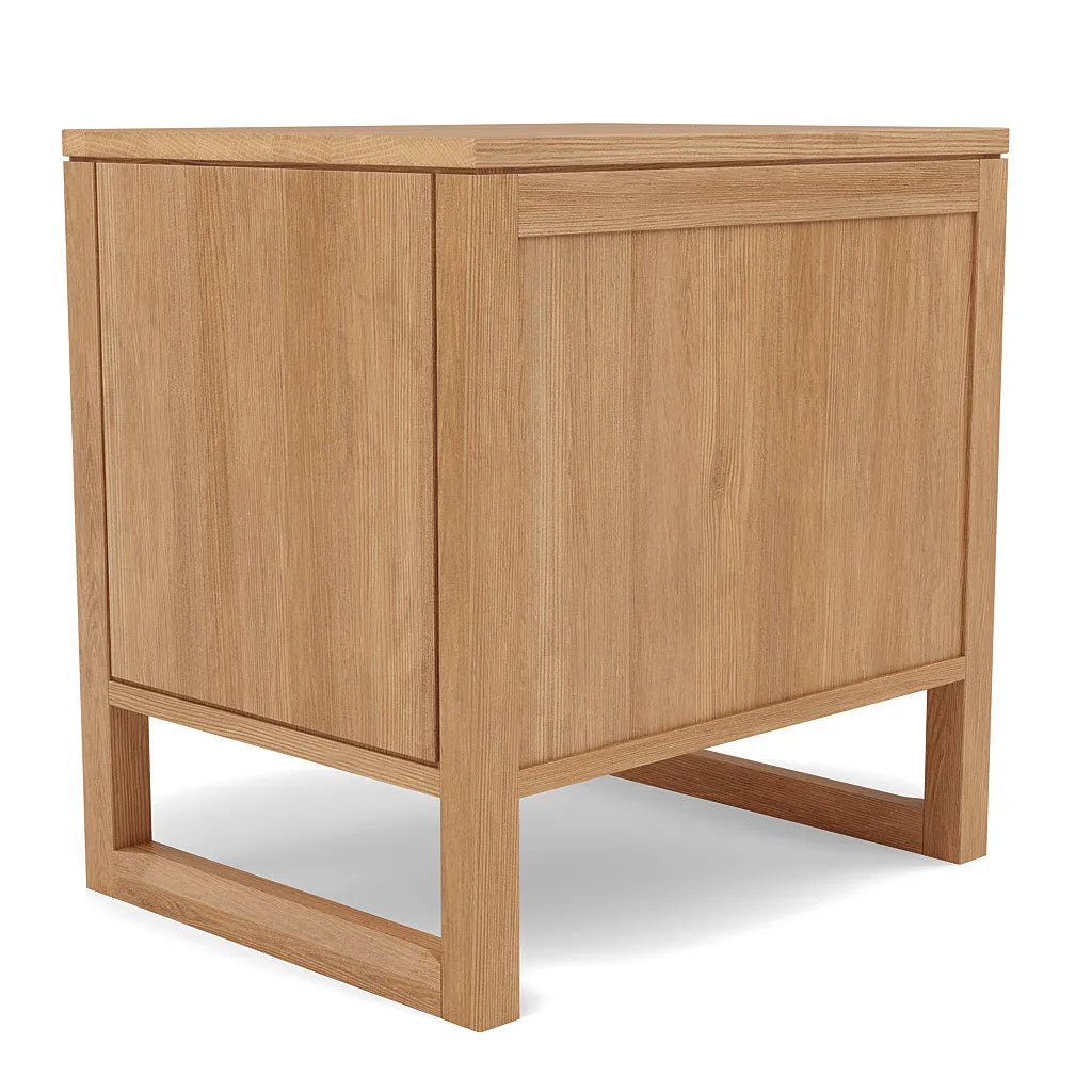Bruno Bedside Table XL 1 Drawer 60 x 47cm Solid American Oak