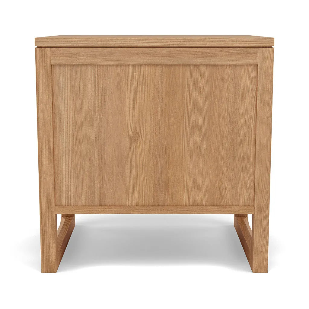 Bruno Bedside Table XL 1 Drawer 60 x 47cm Solid American Oak