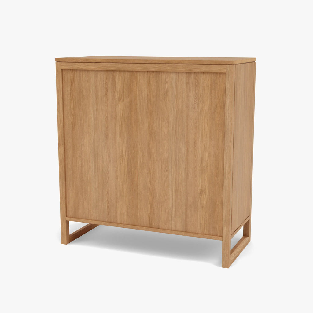 Bruno Chest 5 Drawers 110 x 52cm Solid American Oak