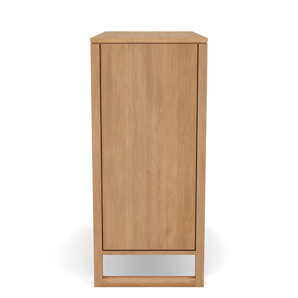 Bruno Chest 5 Drawers 110 x 52cm Solid American Oak