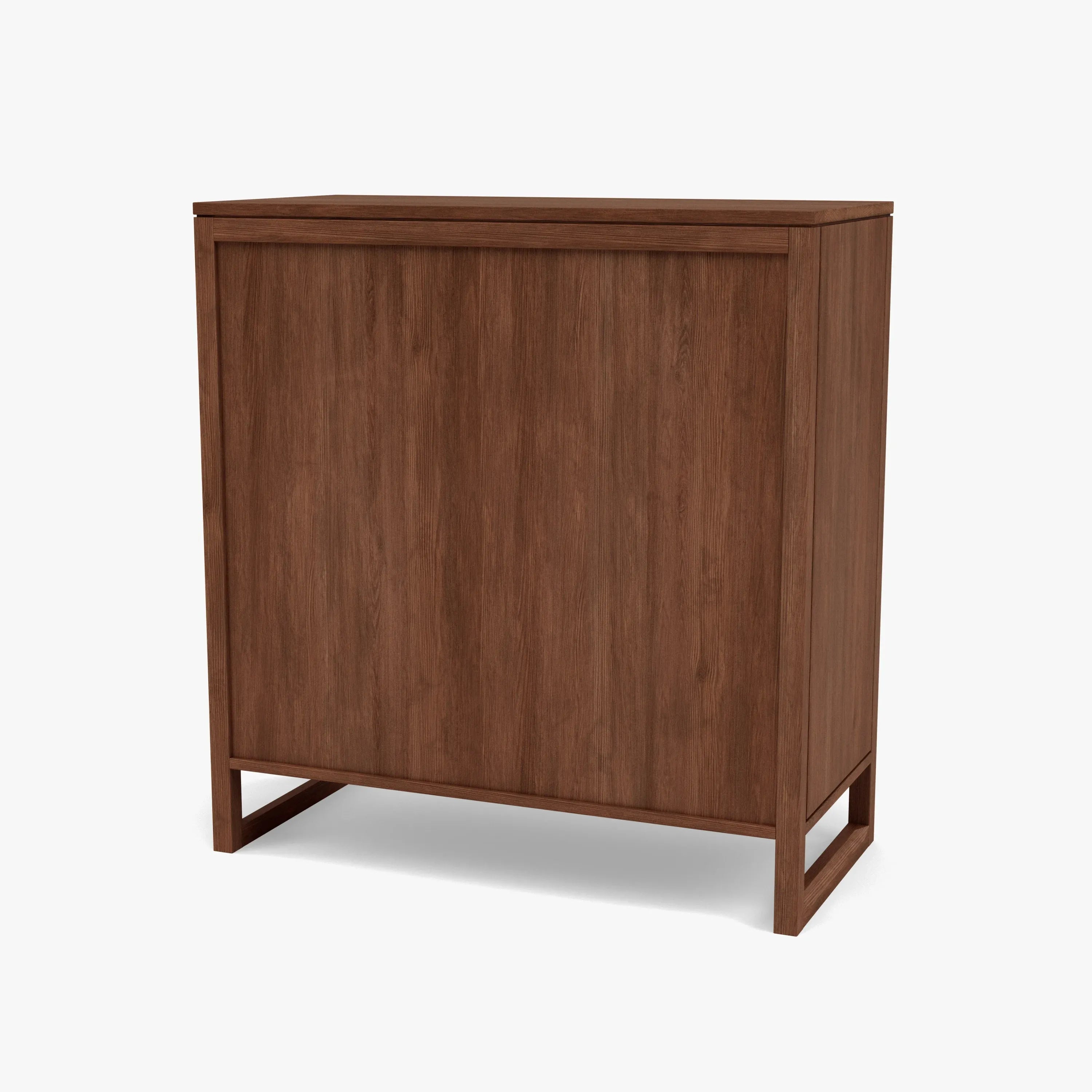 Bruno Chest 5 Drawers 110 x 52cm Solid American Walnut